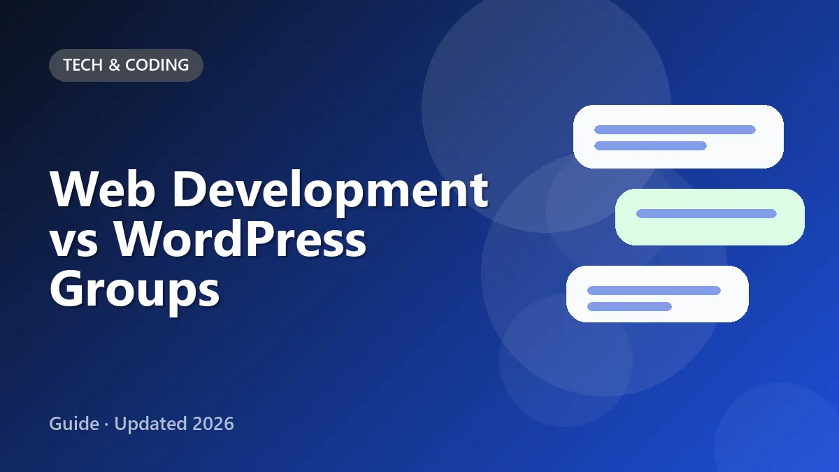 Web developer editing website code beside a WordPress dashboard
